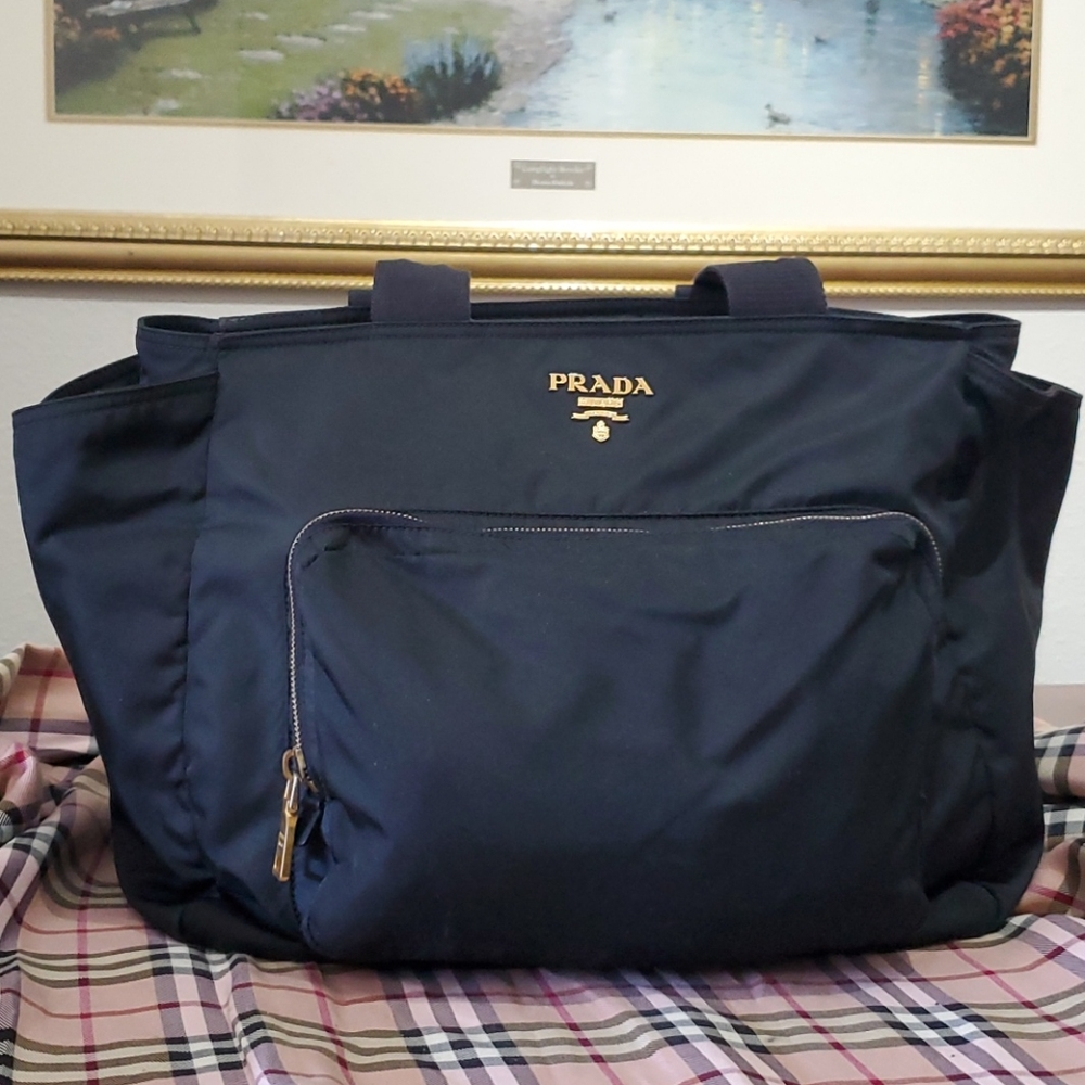 Prada diaper bag